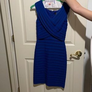 Blue spandex dress